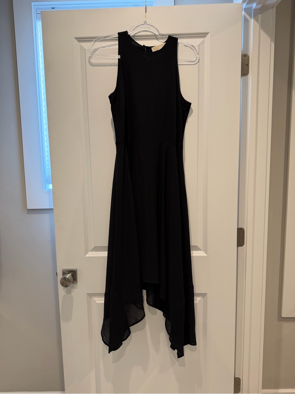 Michael Kors Black Asymmetrical Hem Dress